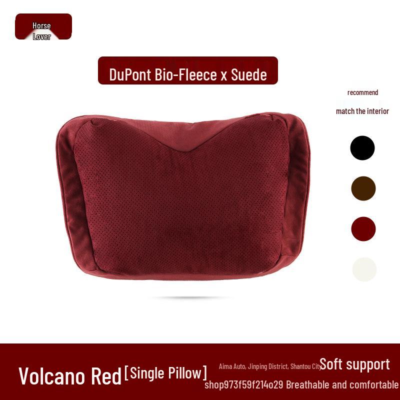 Double-Layer Neck Support Pillow for Mercedes-Maybach with Adjustable Straps