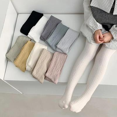 Chic Einfachheit Kinder Mädchen Strumpfhosen Mode Einfarbig Koreanische Legging Strumpf für Kinder Herbst Frühling Verdicken Baumwolle Strumpfhosen