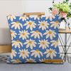 soft Comfortable Pillow Case for Sofa Living Room M-michelle P-parascandolo flowers Home office Decor Protective Covers
