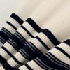 Her Pool Women's Striped Ice Silk Knit Polo T-Shirt