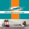 1 Stück Miami Dolphins Logo Wandteppich, Wohnzimmer, Schlafzimmer, Büro, Party-Dekoration, Ideales festliches Geschenk
