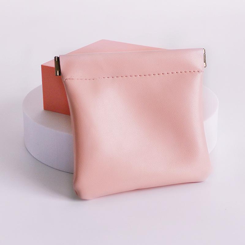 Soft Makeup & Travel Pouch: Mini PU Bag for Lipstick, Coins & Cables