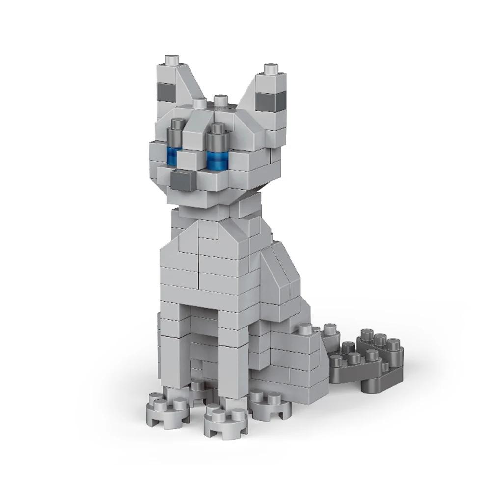 

Микроконструктор для начинающих - Пошаговый набор для сборки мультяшной собаки/кошки своими руками, игрушка для снятия стресса для детей от 6 лет и старше with box