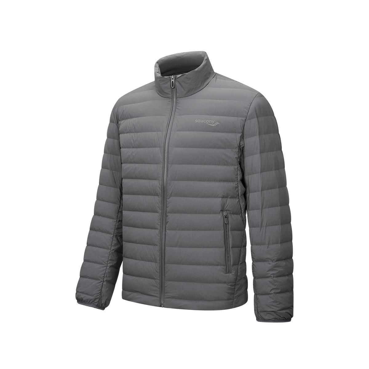 

Saucony Модная Удобная Универсальная Однотонная Куртка-пуховик со Стойкой Воротником Унисекс Верхняя Одежда SA2250DJ92L-GR006 2XL