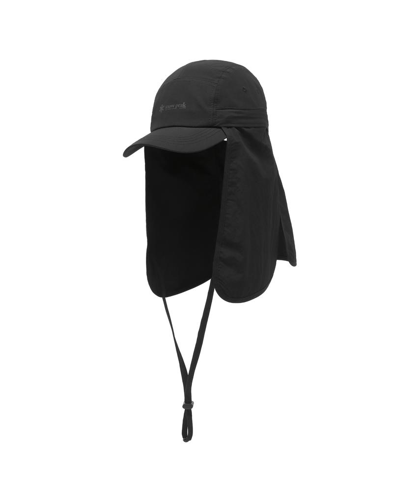 SNOWPEAK APPAREL Ecco Taslan Sunshade Camp Cap (S26Mufcp76) Black