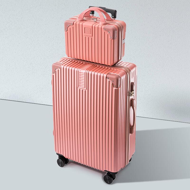 JOURHEY SHI Lightweight Rolling Suitcase with USB Cup Holder