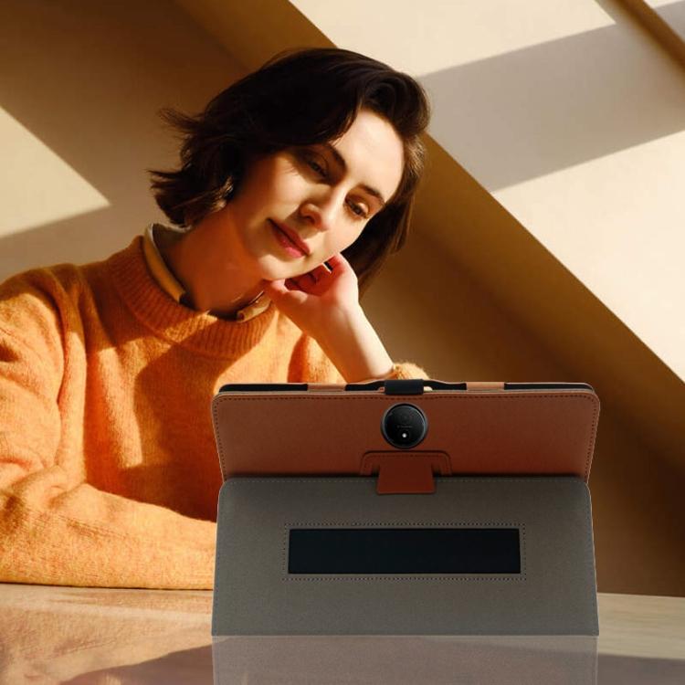 Kožené pouzdro pro tablet TCL Nxtpaper 14 14,3 palce s texturou kůže, vše v jednom