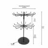 Rotating Desktop Jewelry Display Rack with Free Shipping - Keychain, Bracelet, Mobile Pendant Storage.