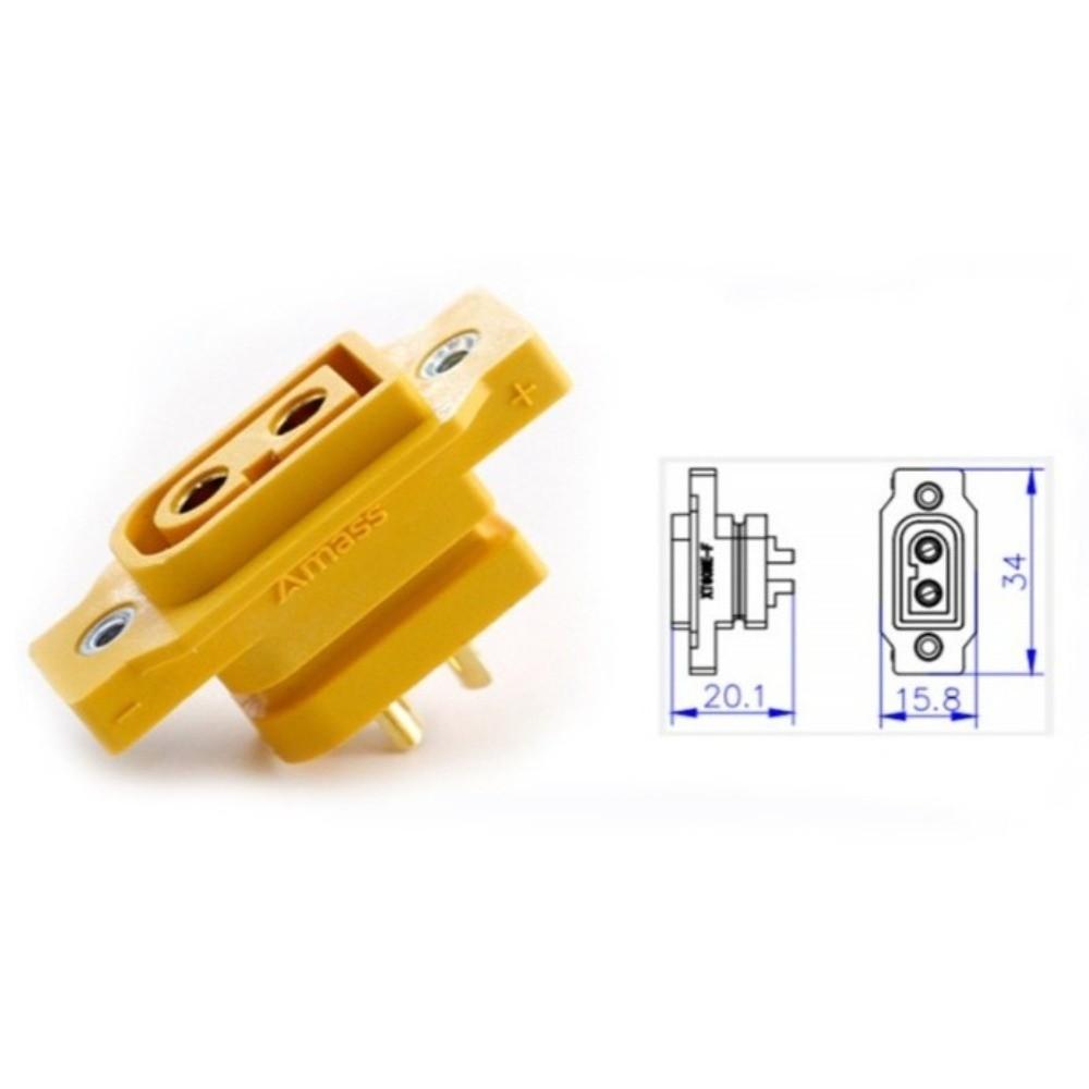 5pcs DC500V XT60NE-F Plug 3.5mm/4mm Amass Connector New Battery Connector  RC Accessories