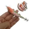 2pcs Luminous Squid Jig UV laser Artificial Bait Fishing Bait Luminous Squid Bait  Octopus Fishing