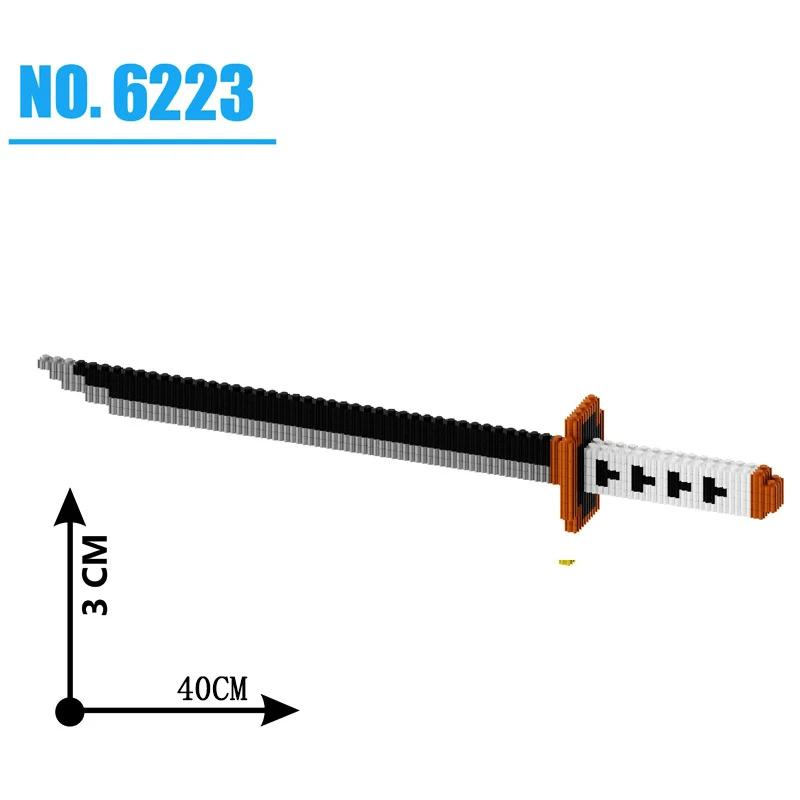 480Pcs Samurai Sword Construction Blocks Ninja Blade Katana Japanese Anime Butterfly Nichirin Knife Blocks Toy Sets For Kids Adult