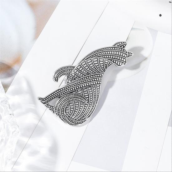 Brooch Pin Cat Shape Retro Style Distressed Badge Wear-Resistant Rust-Proof Suit Lapel Badge Clothing Decoration