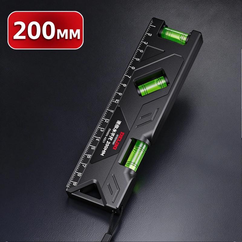 1Pcs Portable Magnetic Pocket Level High-Precision Horizontal Vertical Measure Metric Ruler Mini Level Gauge