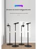 Adjustable Microphone Stand with Round Base for Stage and KTV Performances