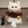 Ciondolo Gattino di Peluche Kawaii Fatto a Mano Pacchetto Materiali Fai da Te Giocattoli Carini da Appendere Regalo