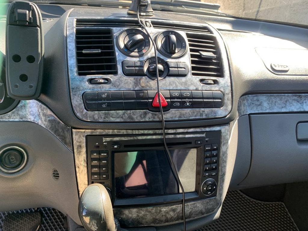 Накладки на панель (Meric, полный комплект) 2006-2014, Карбон для Mercedes Vito W639