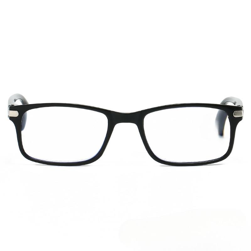 Fashion Adjustable Spring Leg Anti Blue Light Reading Glasses Men Women Ultra Light Comfortable Presbyopia Eyeglasses