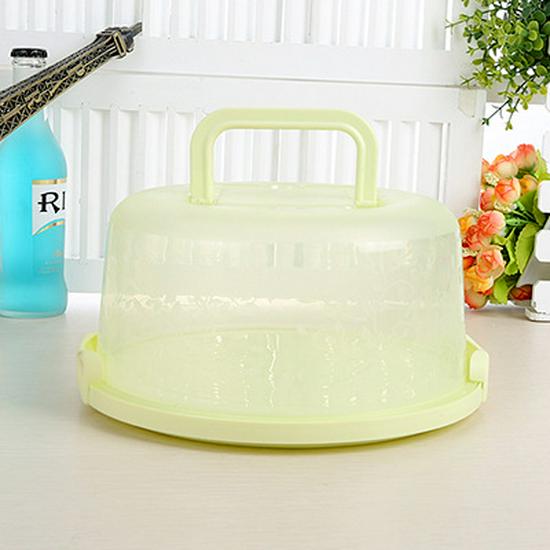 Japanische Tragbare Handheld Kuchen- & Lebensmittelaufbewahrungsbox - Transparent, Geruchshemmend, für Obst & Gemüse