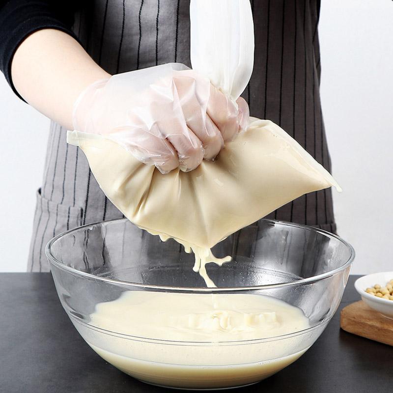 

Food Grade Nylon Filter Bag Net 100 Mesh Reusable Nut Milk Bag Strainer Beer Coffee Mesh Filter Bag For Brewing Fine Mesh Cloth 15x10cm