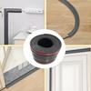1pc 3meters/118.11in PVC Wire Safety Strip, Self-Adhesive, Resilient Wall & Floor Cable Cover Protector