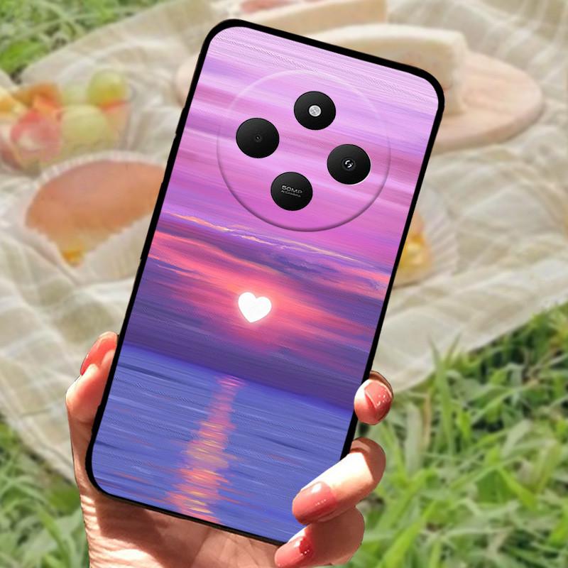 Pouzdro pro Xiaomi POCO C75 4G Redmi 14R 5G Redmi A3 Pro 4G Redmi A4 5G Pouzdra Měkký nárazník Nárazuvzdorné Ochranný Kryt Černá Taška na Telefon