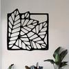 1pc Iron Leaf Wall Art Botanical Metal Sculpture Garden Fence Backyard Decor Holiday Gift