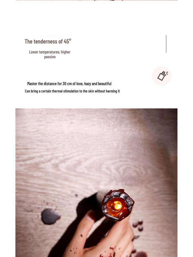 Magical 45℃ Color-Changing Drip Wax Candle for Sensual Play & Teasing