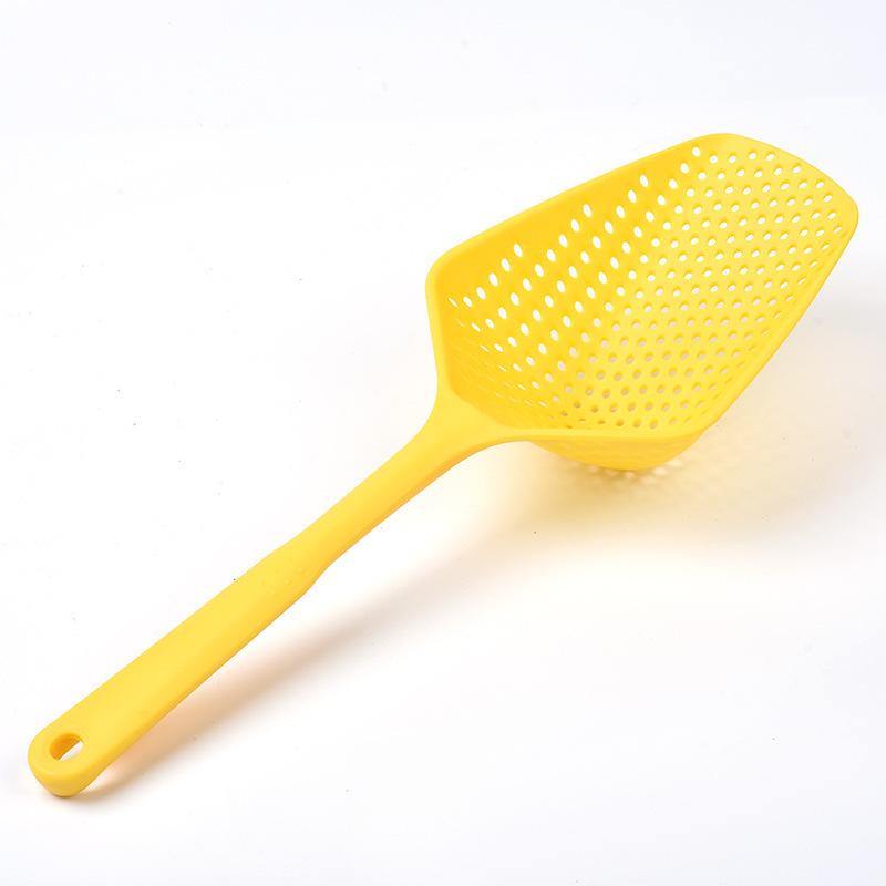 VISHUA Non-stick Filter Large Colander Nylon Plastic Environmentally Friendly Large Leak Spatula Pan Scoop Scoop Water Separator