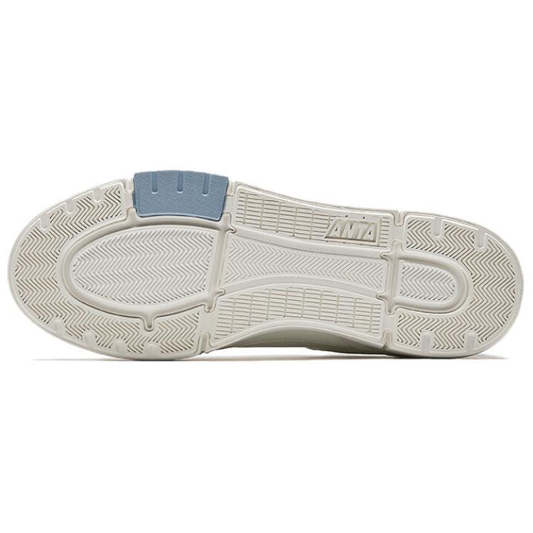 Anta Breath Breathable, Slip Resistant, And Abrasion Resistant Low top Skateboard Shoes Women's White 122528018-2