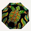 1pc Sea Turtle Mandala Automatic Opening/closing Umbrella with Auto Open/Close, Perfect Gift for Friends, Durable Plastic Handle yy250801192