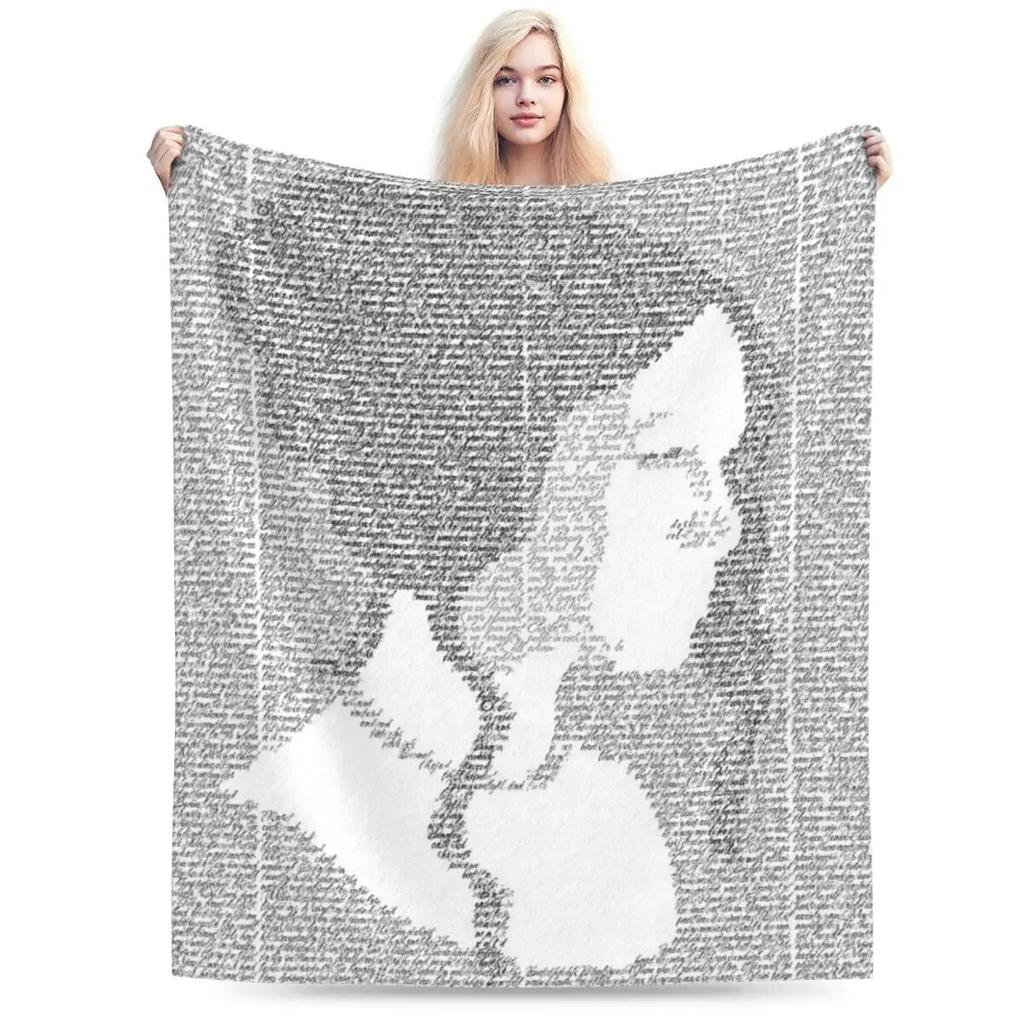 Flannel Throw Blanket Pride And Prejudice Blankets Soft Bedspread Warm Plush Blanket for Bed Living Room Picnic Travel Home Sofa