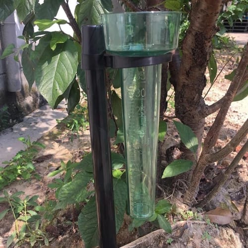 Skycabin Rain Gauge, Rainfall Measurement, Outdoor Garden, Garden