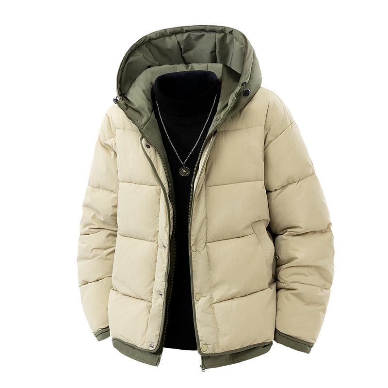 Japanese Style Trendy Cotton Hooded Jacket - Winter Retro Couple's Casual Wear