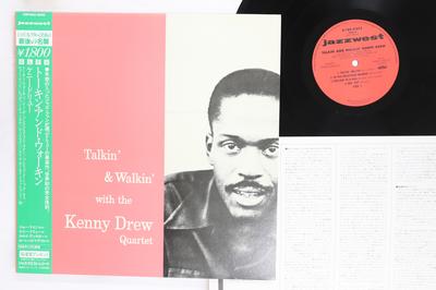 LP Record KENNY DREW  Talkin  Walkin K18P9252 JAZZ WEST 1983 Japan Obi Jazz Used