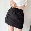 Drawstring Elastic Waist Cargo Skirt for Women Summer Thin Quick-drying Shorts Skirt Slim Street Style Female Clothing Y2k