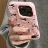 Black Bow Polka Dot Pattern Wave Texture Phone Case For iPhone 11 12 13 14 15 16 17 Pro Max 17 Air 14 15 Plus Back Cover