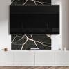 Self-Adhesive Vinyl Panel for a Teenager's Room 120x60 Cm Elegant Marble Pattern