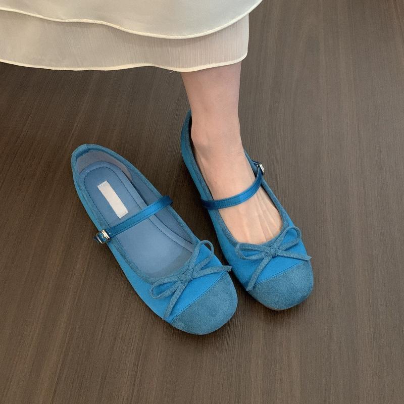 Women Ballet Falts Shoes 2026 New Casual Comfortable Mary Jane Summer High Quality Women Shoes French Round Toe Ballerinas Shoes