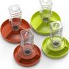 Multi Tiered Automatic Reptiles Water Dispenser Multifunctional Design Transparent Tanks Quiet Pump for Small Turtles