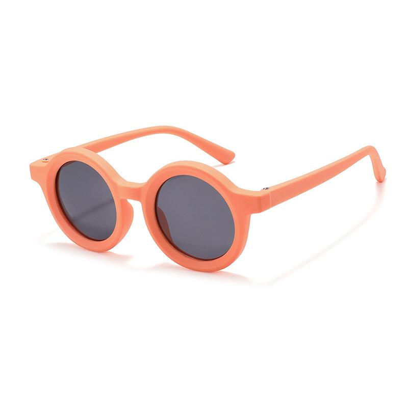 Cute Round Frame Kids Sunglasses UV400 Protection Soft Silicone Sun Glasses for Boys Girls Summer Beach Eyeglasses Eyewear