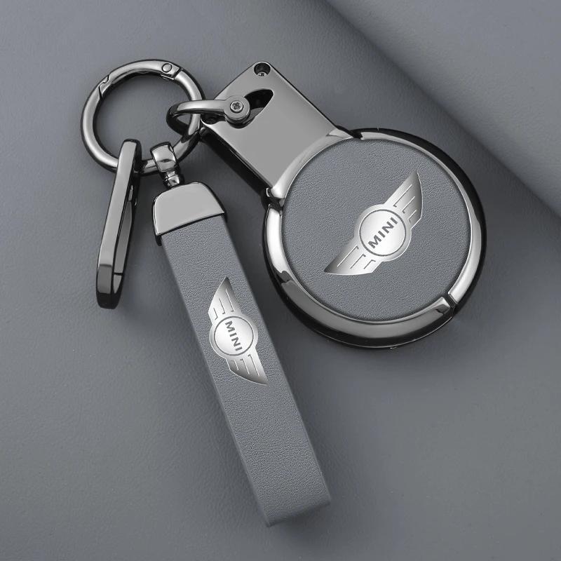 Car Sticker Hot 2025 Leather Car Remote Fob Key Case Cover Holder Shell for BMW MINI COOPER S ONE JCW F54 F55 F56 F57 F60 CLUBMA