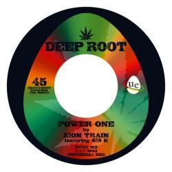 7inch Record ZION TRAIN - Power One ROOT012 Deep Root 2004 UK Reggae, Ska & Dub Used