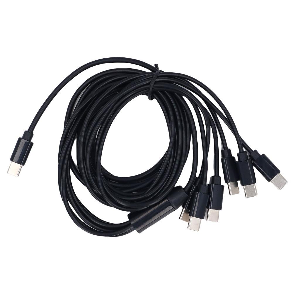 2m/6.6ft USB C Splitter Cable Plug and Play USB C Multi Charging Cable  For Cell Phones