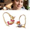 Playful Sausage Dog Stud Earrings Sturdy Alloy Material Comfort Fit Ear Accessories For Sensitive Skin