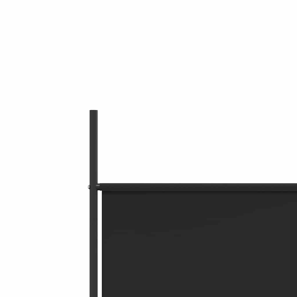 Vidaxl 5-Panel Room Divider, Black, 250X200 Cm, Fabric