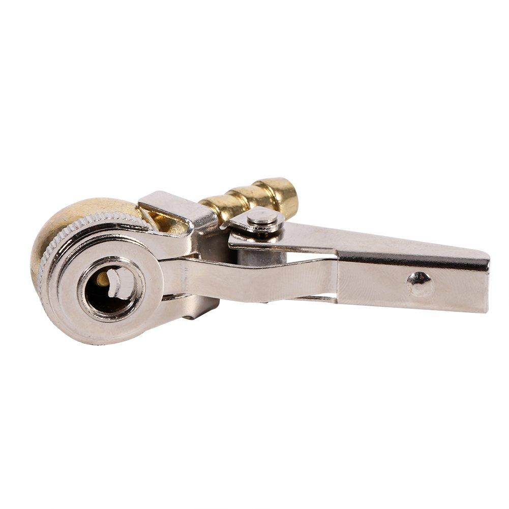 Qiilu Lock Type Tire Valve, Air Chuck Connector Car, Tire Air Chuck