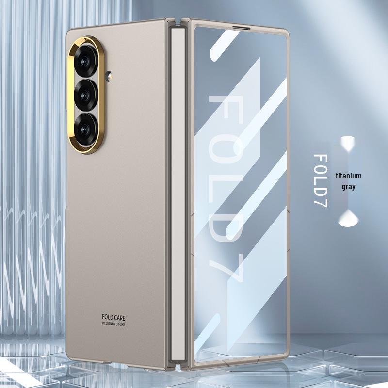 Samsung Z Fold7 Frosted Protective Case with Lens Cover