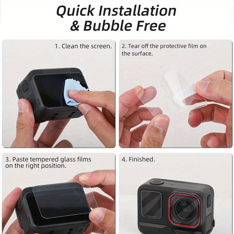 3/6 buc Sticlă Temperată pentru Insta360 Ace Pro 2 Protector Ecran Obiectiv Cameră Folie de Sticlă Protecție Set Accesorii