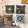 Natural floral colors animal prints Pillow Case Comfort Sofa Bed Silky elegant Invisible zipper Decorative cushion cover