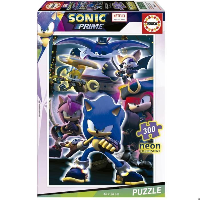 Puzzle 300 Pieces Neon : Sonic